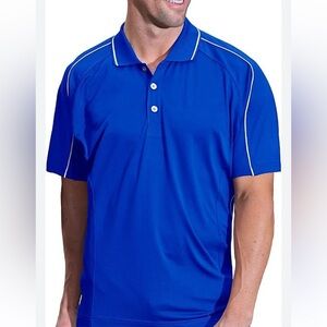 NICKLAUS Golf ⛳️ Vibrant Blue Men's Polo Shirt